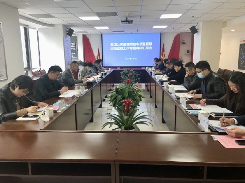 集團(tuán)公司紀(jì)委赴皖投置業(yè)公司開展疫情防控專項監(jiān)督暨紀(jì)檢監(jiān)察工作專題調(diào)研